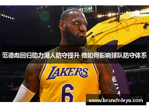 范德彪回归助力湖人防守提升 他如何影响球队防守体系 范德彪回归助力湖人防守提升 他如何影响球队防守体系